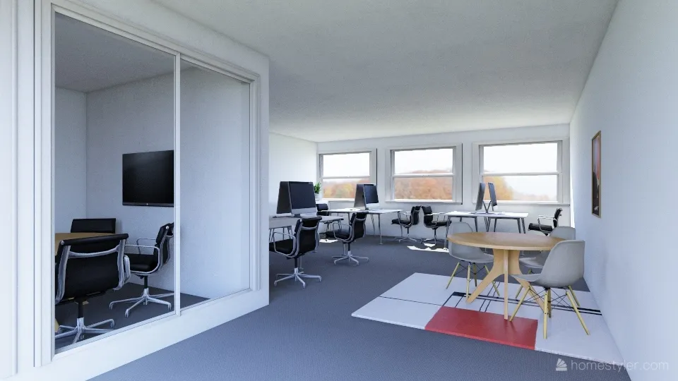 Office 46 Market 3d design renderings