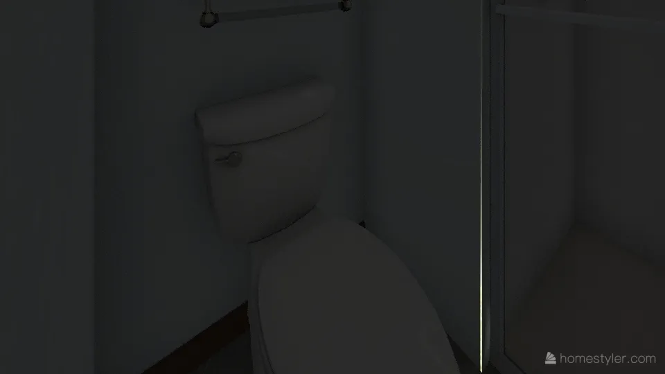 bathrooms w/ toilet room 3d design renderings