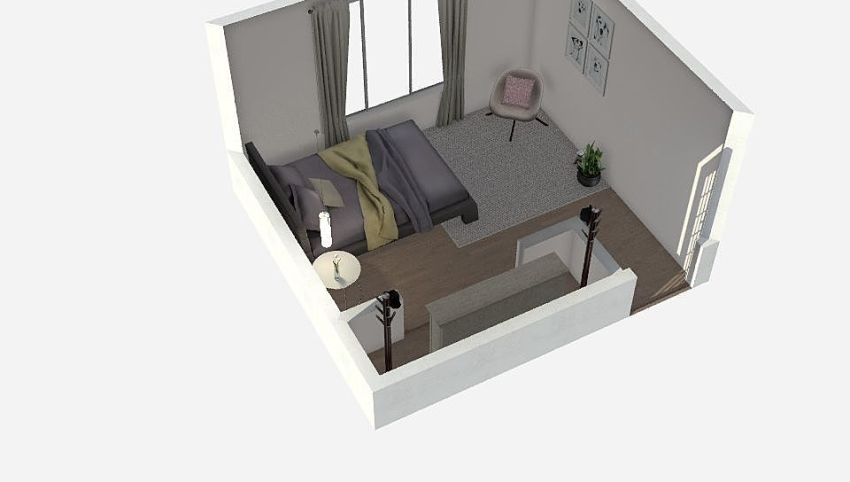 Pappano, Lexi Bedroom Redesign 3d design picture 0