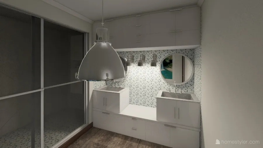 Industrial loft 3d design renderings