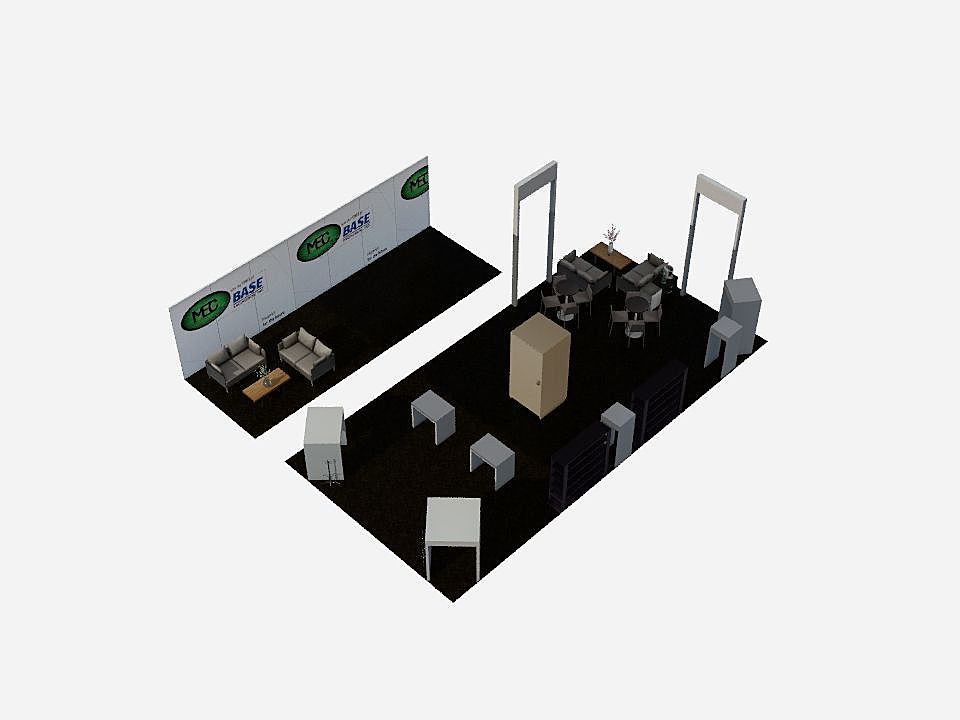 NPGA Booth Design 3d design renderings