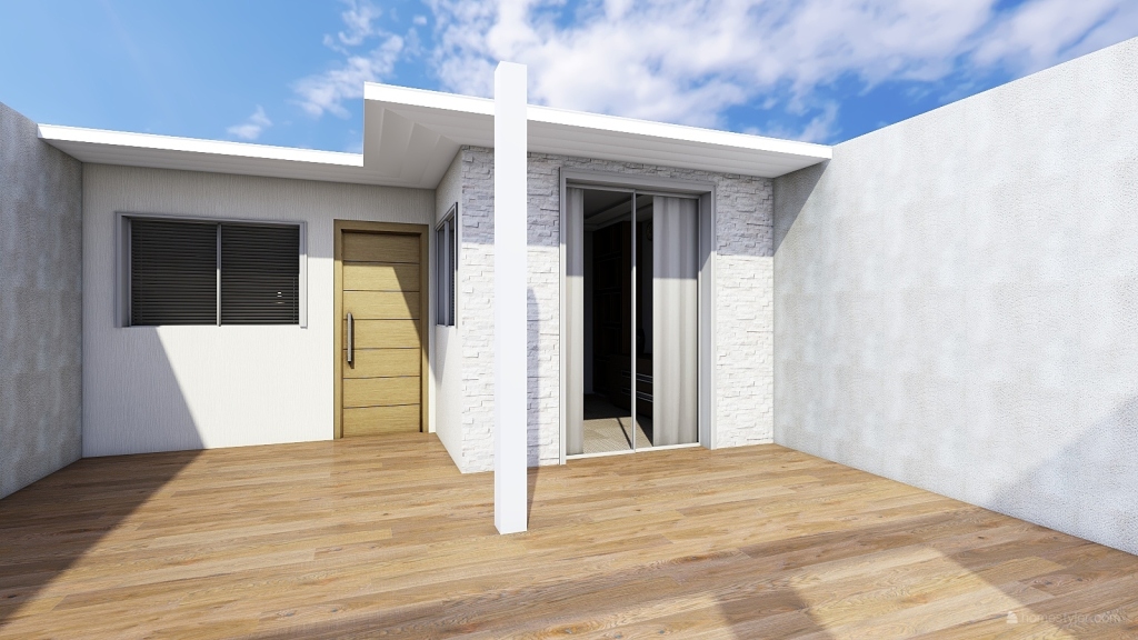 Casa planta 3d design renderings