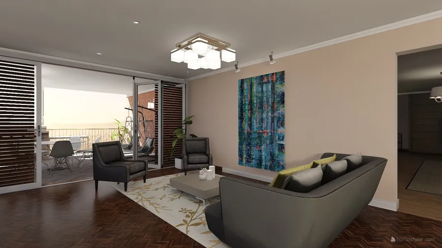 DOE'S RESIDENCE - Ground Floor Proposal 3d design renderings