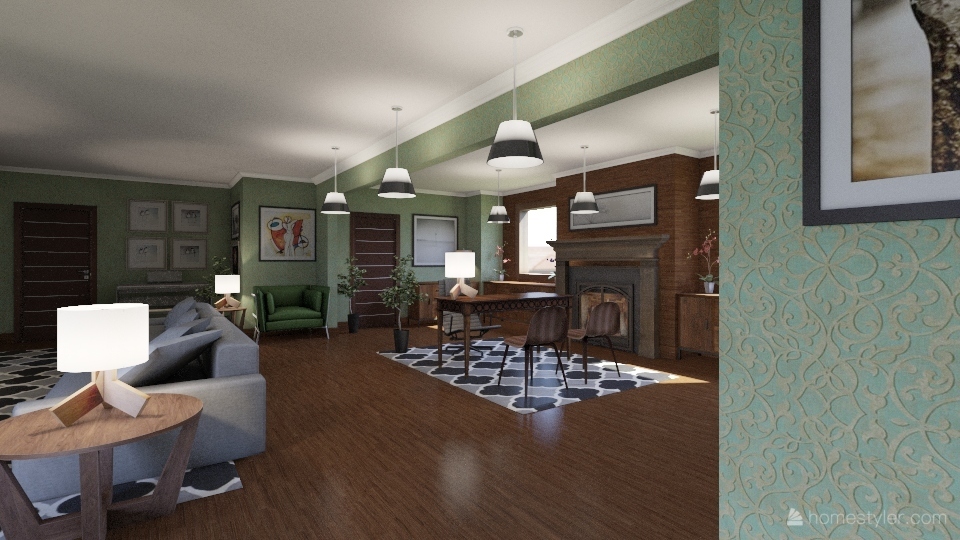 Ted Mosby Apartment 3d design renderings