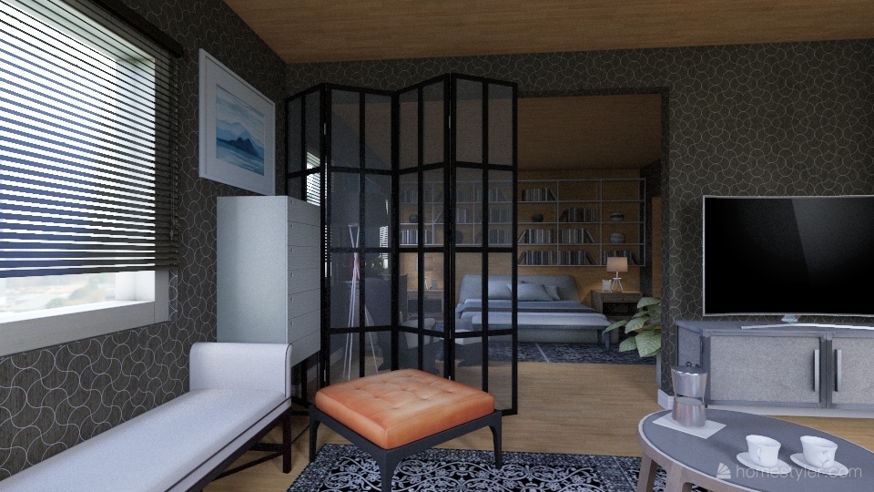 Carrie Bradshaw Apartment 3d design renderings