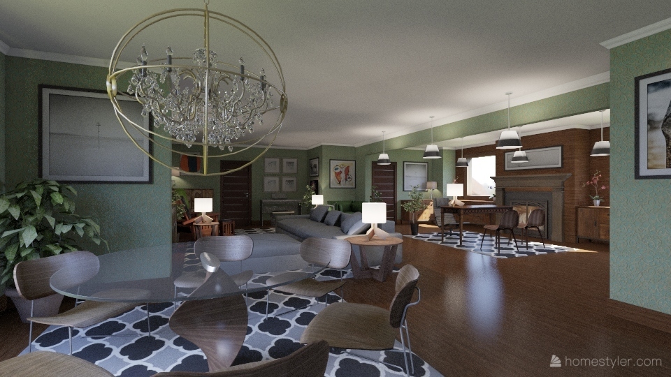 Ted Mosby Apartment 3d design renderings
