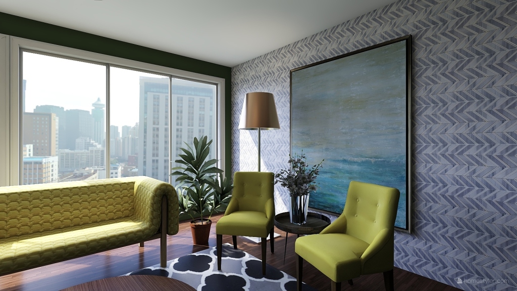 living room1 3d design renderings