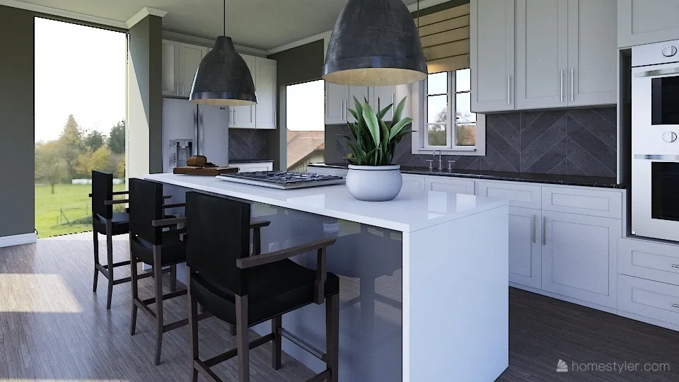 oconnor kitchen 3d design renderings