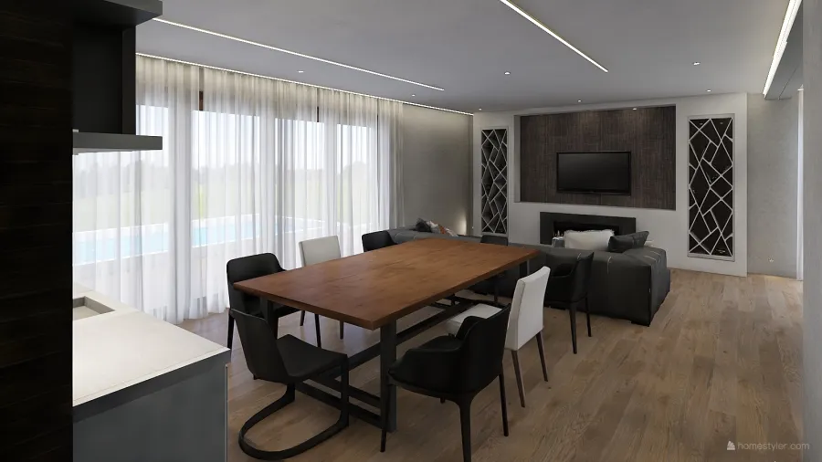UA Kiev Spa House 3d design renderings
