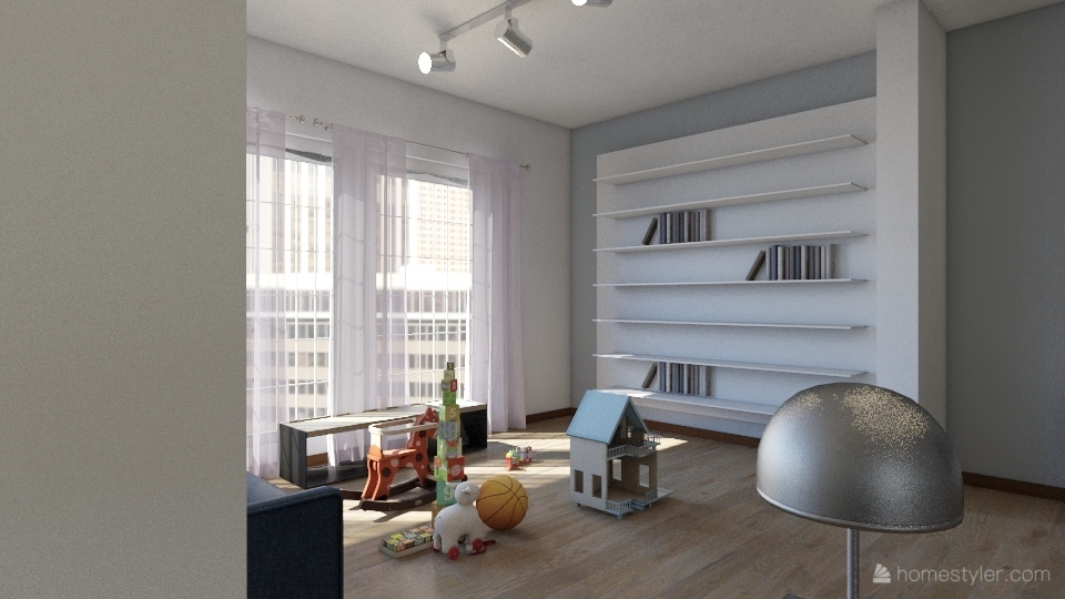 Apartamento Ipanema 3d design renderings