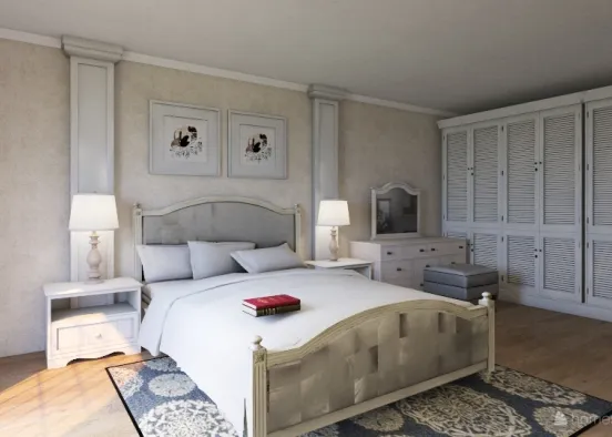 bedroom klasik Design Rendering