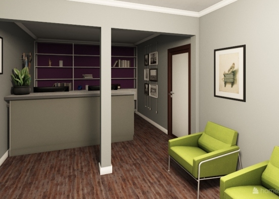 office option double wall 2 Design Rendering