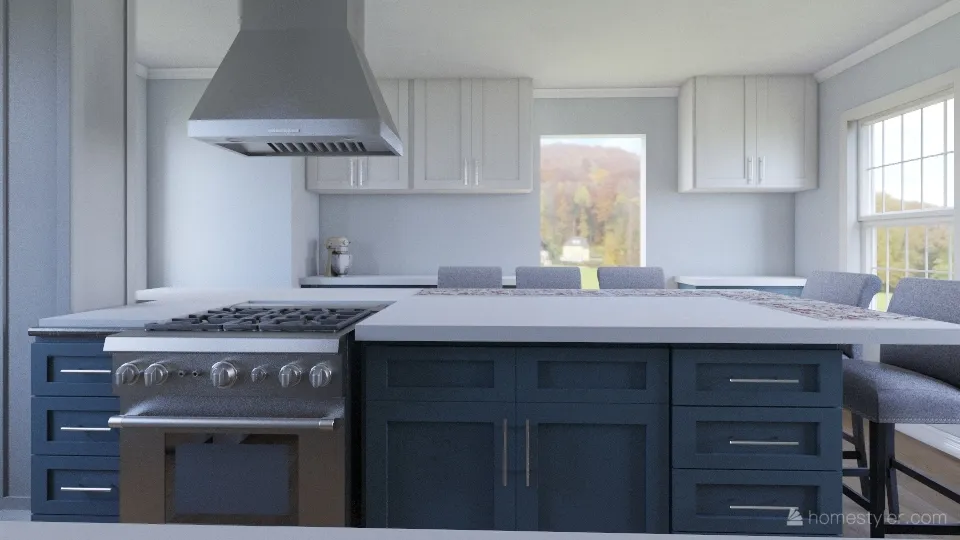 Kitchen-No-Pantry-Option 3d design renderings