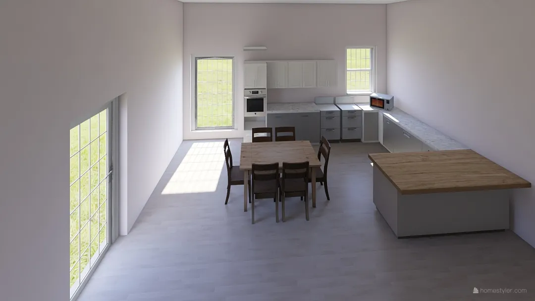 Casa Garage 3d design renderings