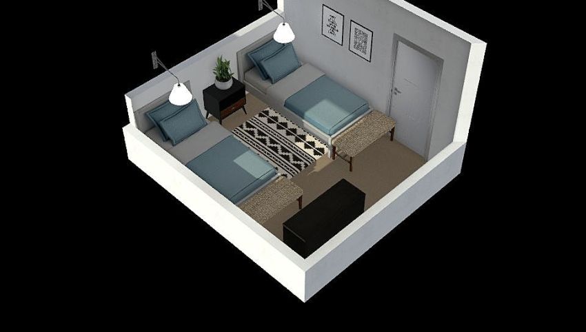 Boys Modern Bedroom 3d design picture 13.61