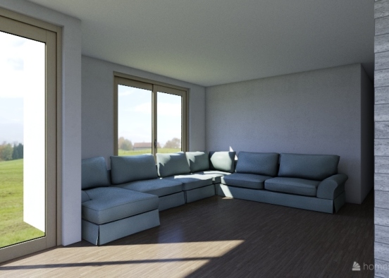 house living room Design Rendering