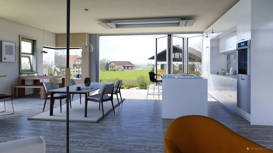 Living Spaces 3d design renderings