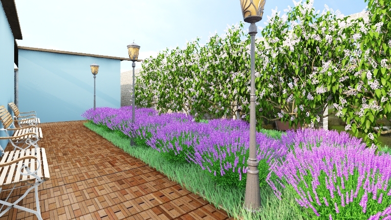 Il recupero di una casa colonica Interior Design Render