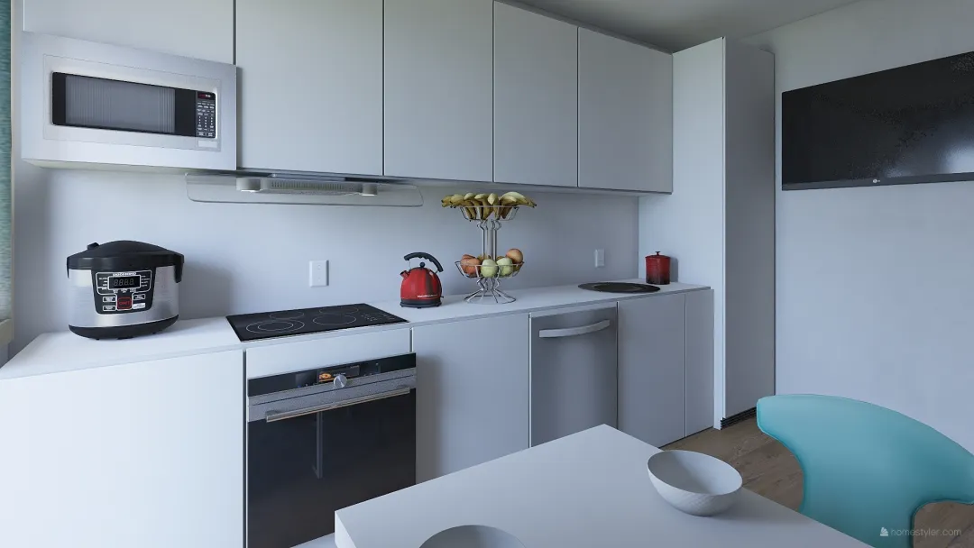 Blank1/кухня 5.2 3d design renderings