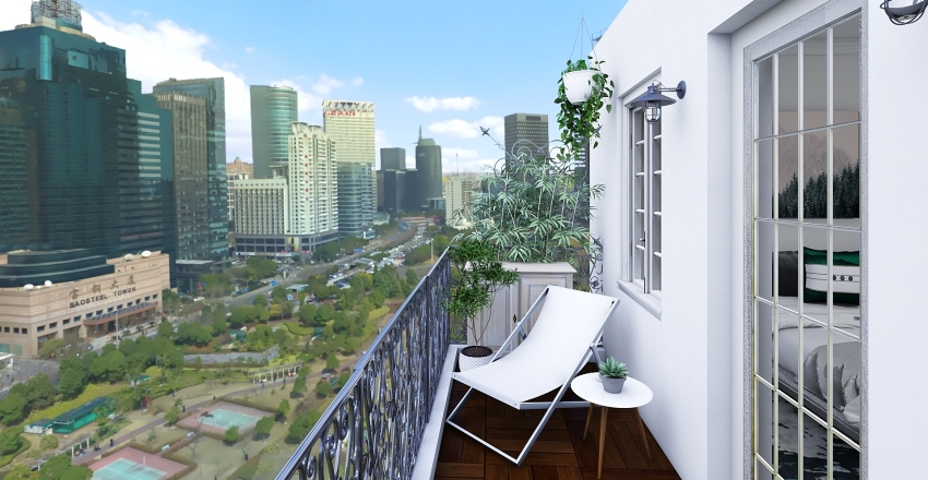 Flat Interior Design Render