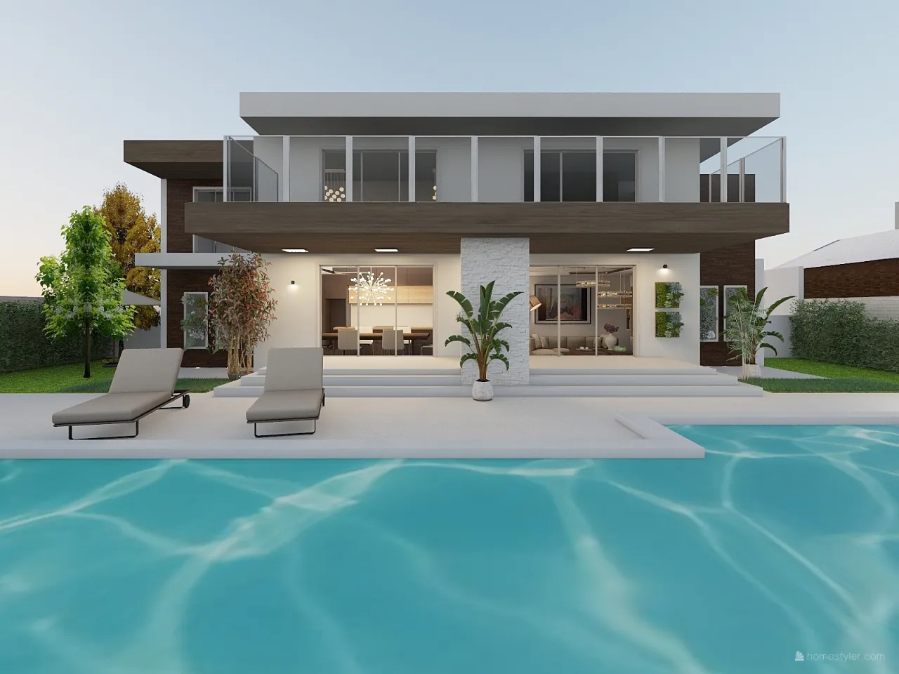 Infinity Pool 3d design renderings