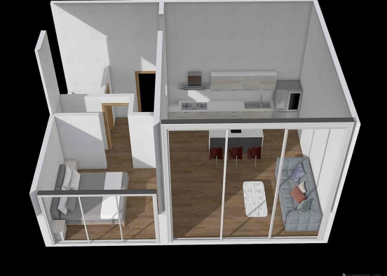 49 m² Design Rendering