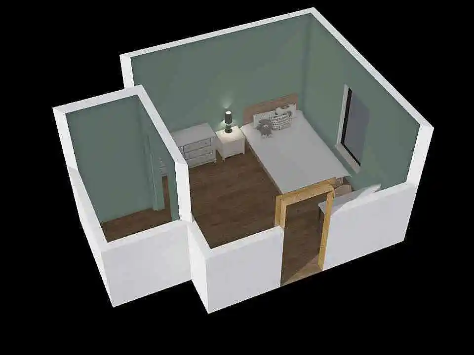 Sample Bedroom MLane 3d design renderings