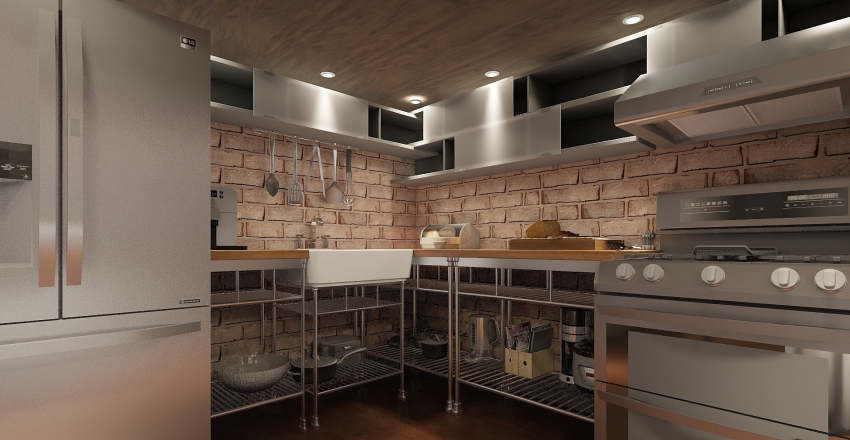 Teeny Tiny Loft Interior Design Render