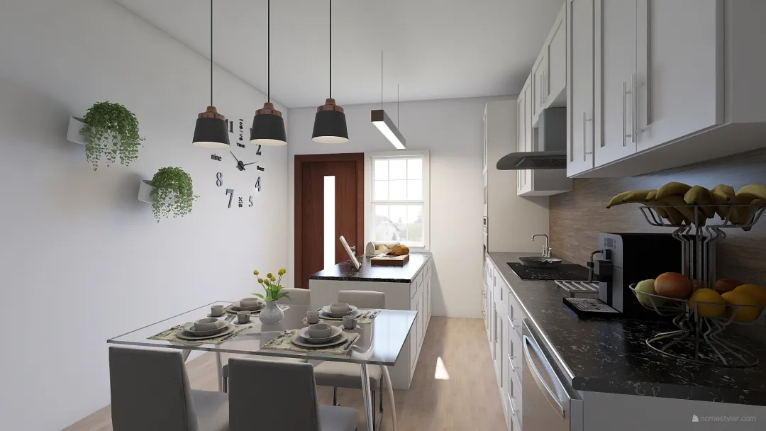Cucina Casa 3d design renderings