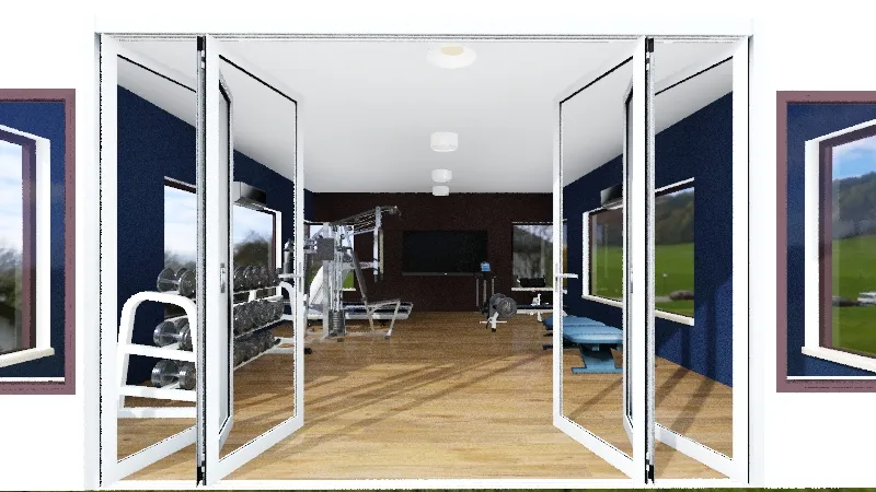 my gym 3d design renderings