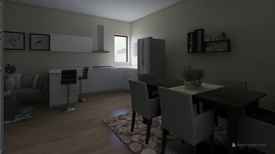sanzio cucina 3d design renderings