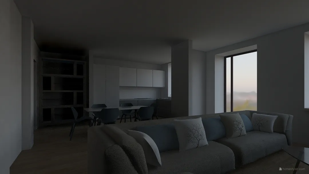 Debattista appartamento sannazzaro 3d design renderings