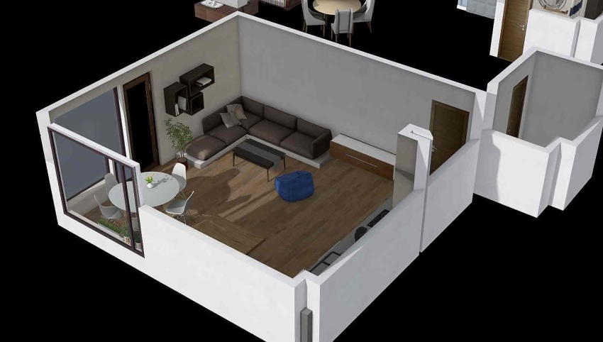 New apartment 3d design picture 43.22
