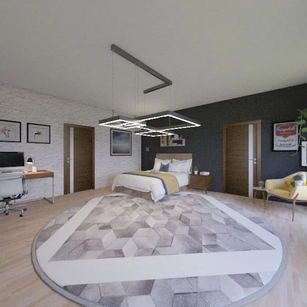 Tech Bedroom Design 3d design renderings