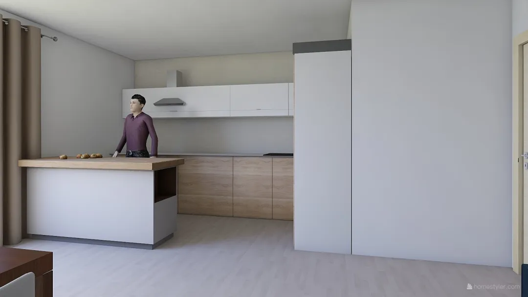 HOME prava +Ostrov (SYKORA) 3d design renderings