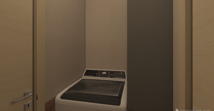 un bilocale di 37 mq con colori soft Home Decoration Project and 3D