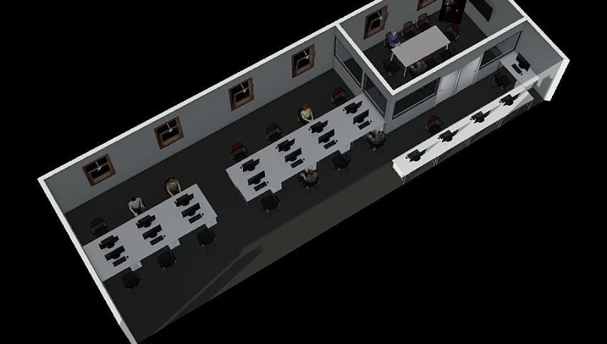 Peel - BI & IT Office 3d design picture 107.37