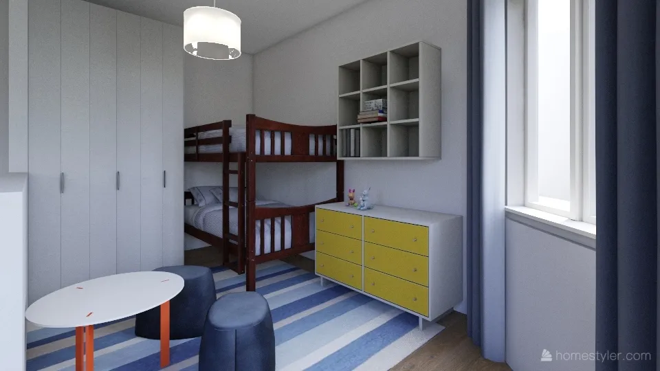 Две комнаты 3d design renderings