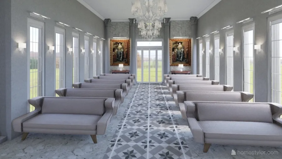 Stone Mason Cathedral 3d design renderings