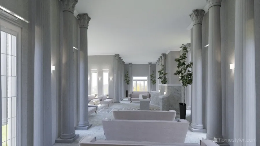 Stone Mason Cathedral 3d design renderings