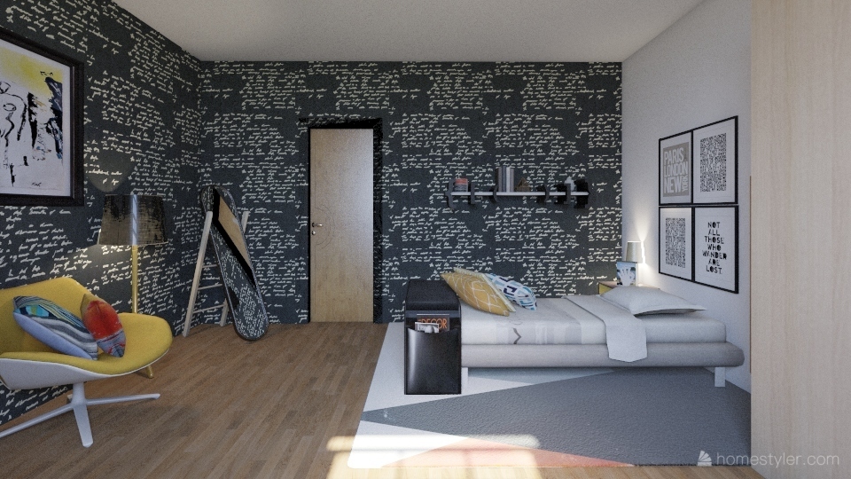 Intelectual Room 3d design renderings