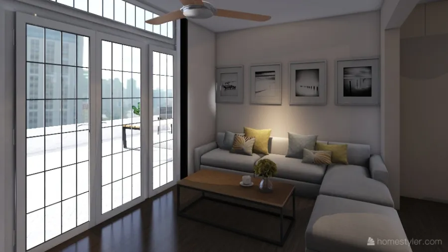 garage house 3d design renderings