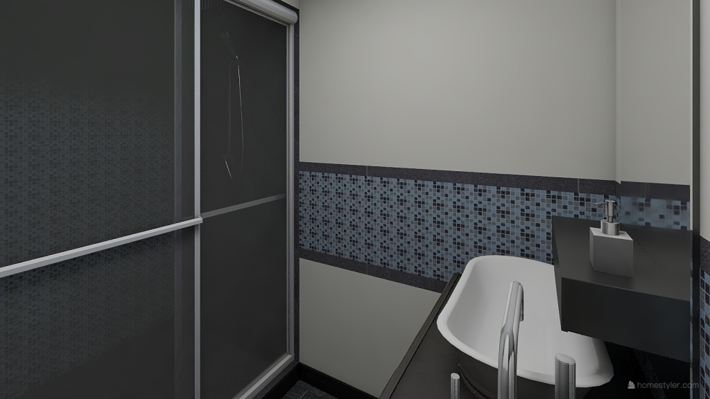Little Bachelor Apartment 3d design renderings