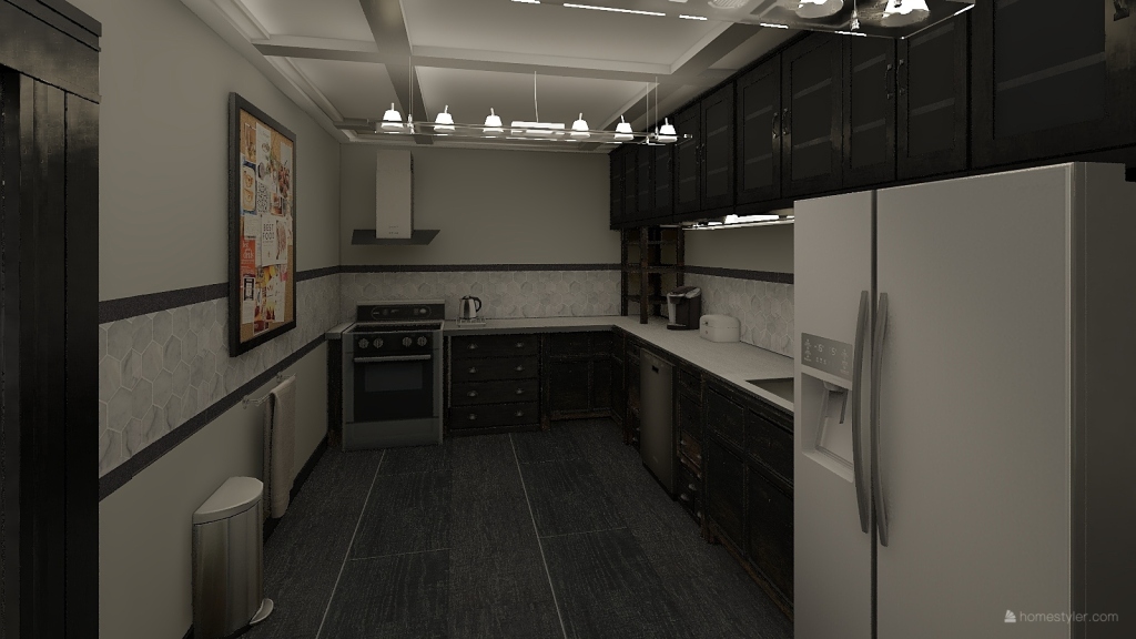 Little Bachelor Apartment 3d design renderings