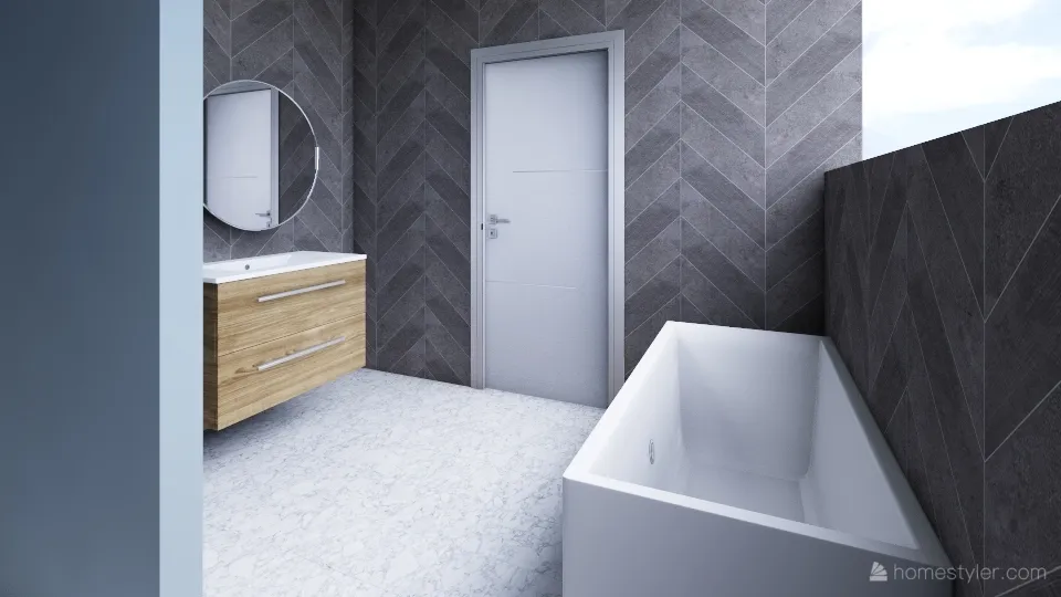 badkamer pap en mam 3d design renderings