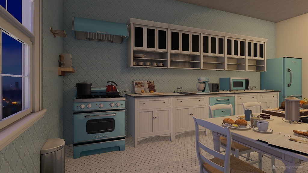 Old Kitchen 3d design renderings