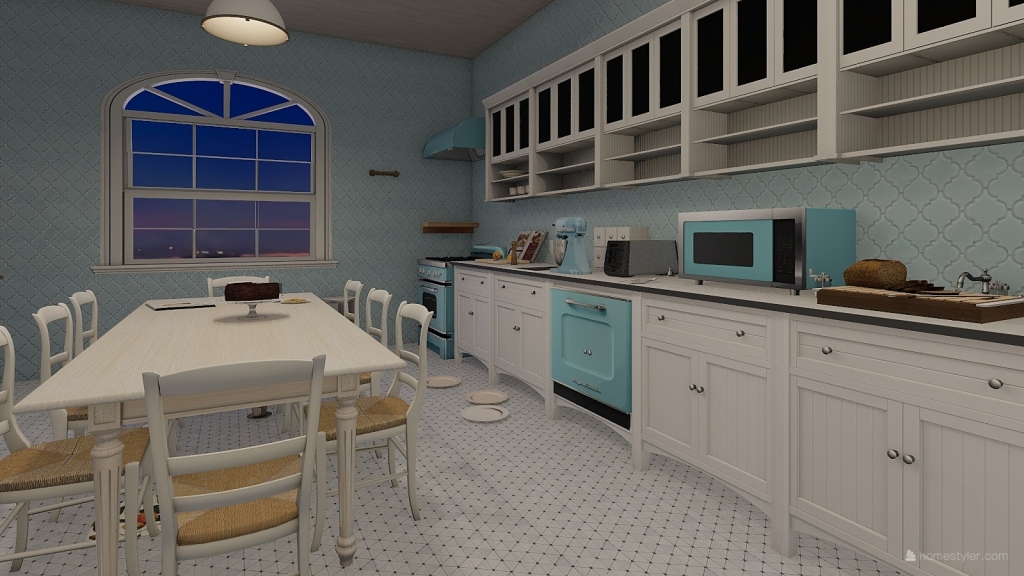Old Kitchen 3d design renderings
