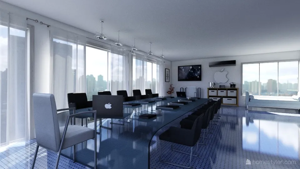 corporate office meetings room 3d design renderings