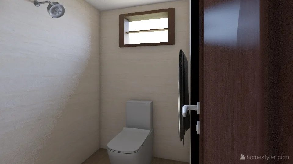 guest bathroom 3d design renderings