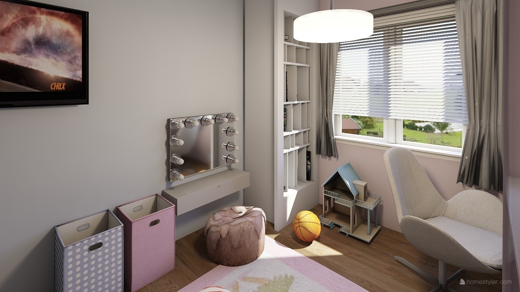 Young family 3d design renderings